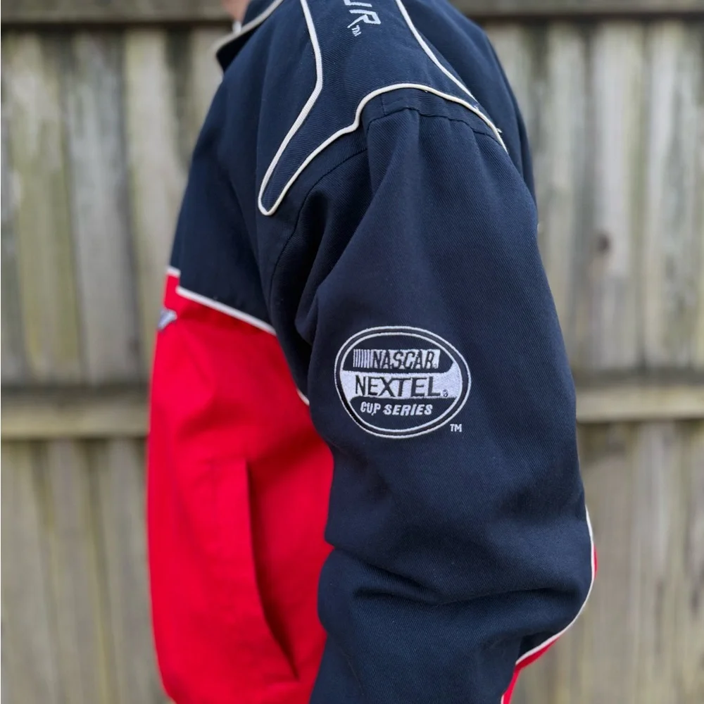 Vintage NASCAR Dale Earnhardt Jr Budweiser Racing Jacket - Picture 4 of 8